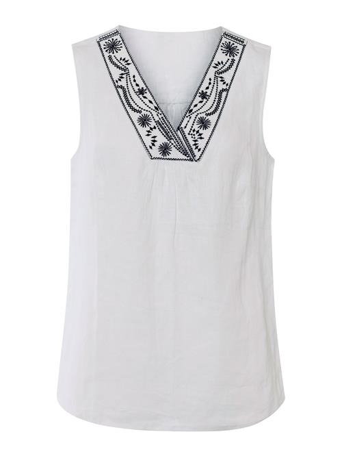 heine Overdel  natblå / hvid