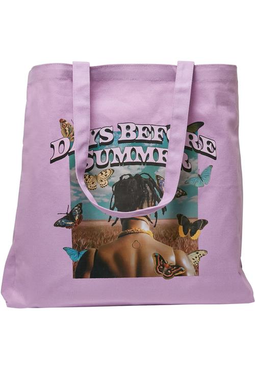 Mister Tee Shopper 'Days Before Summer'  turkis / brun / lilla / sort