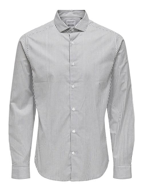 Only & Sons Skjorte 'ONSJORDAN'  navy / hvid