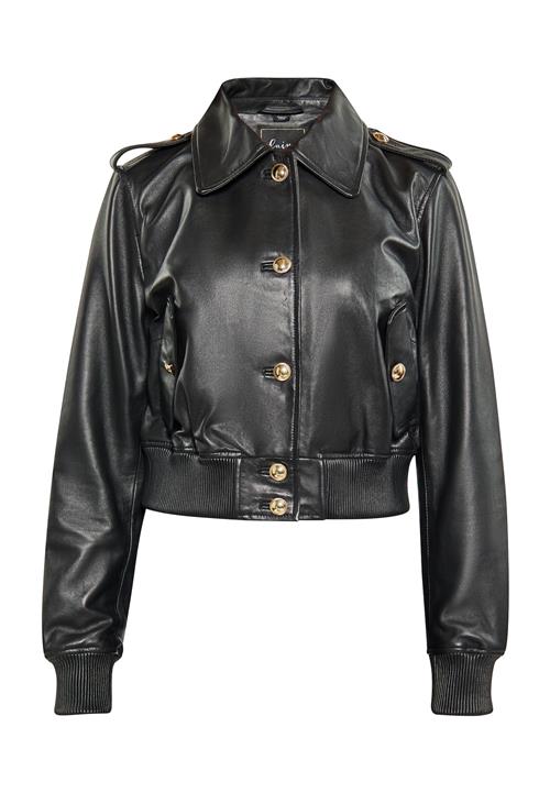 faina Overgangsjakke  guld / sort