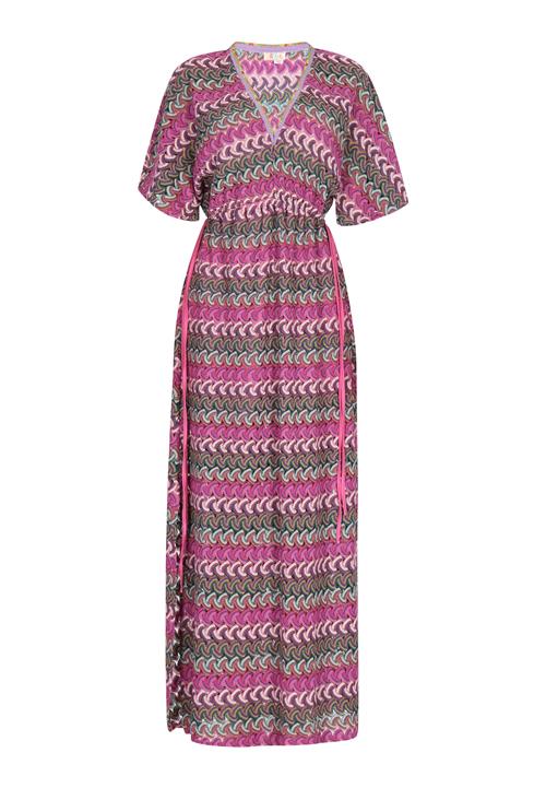 IZIA Sommerkjole  blå / mørkegrøn / pink / hvid