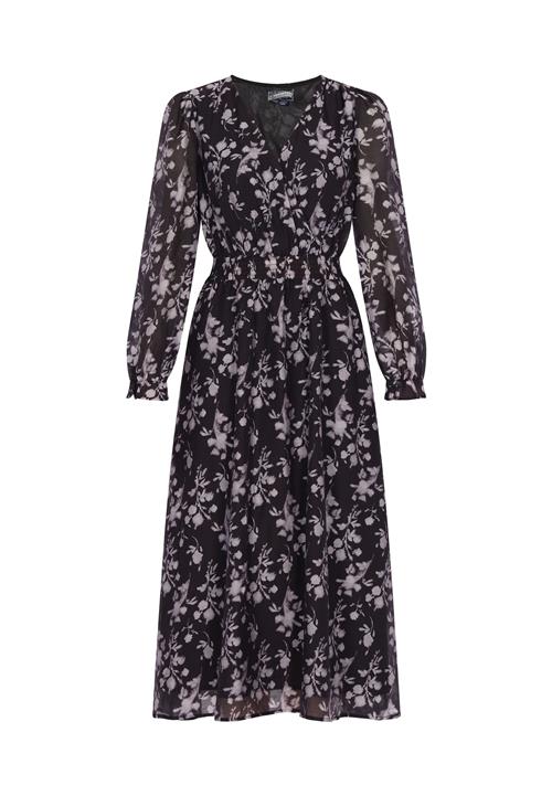 DreiMaster Vintage Kjole  grå / sort