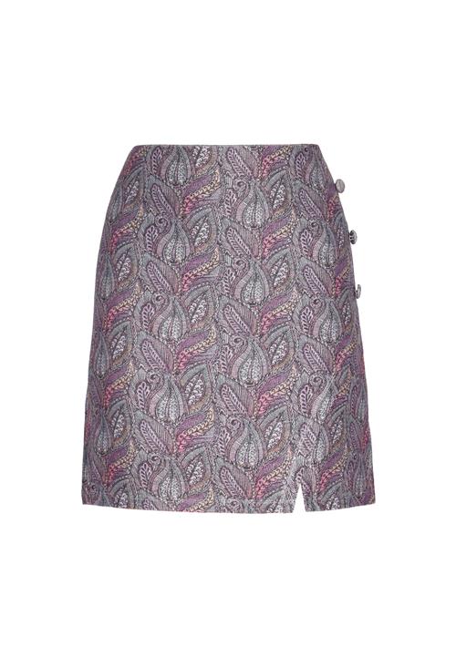 IZIA Nederdel  lilla / pink / hvid