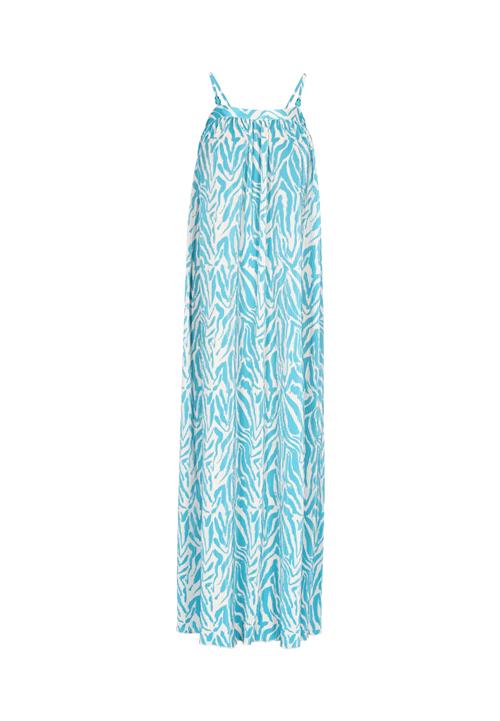 IZIA Kjole  blå / hvid