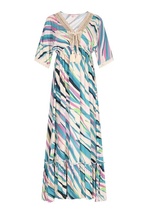 IZIA Kjole  beige / blå / pink / sort