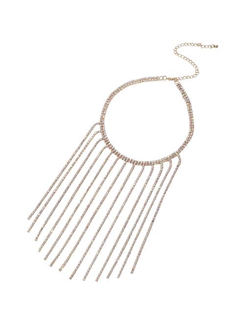 SOHI Kæde 'Merit'  guld / transparent