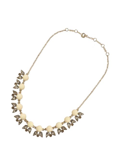 SOHI Kæde 'Mallory'  creme / guld