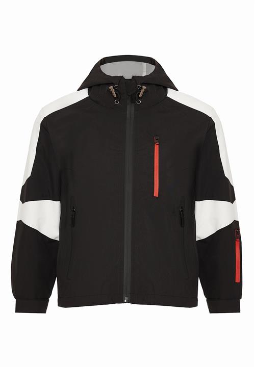 duilio Funktionsjakke  orange / sort / hvid