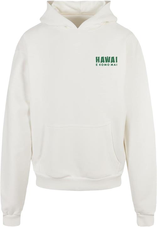 Merchcode Sweatshirt 'Hawai'  mørkegrøn / hvid