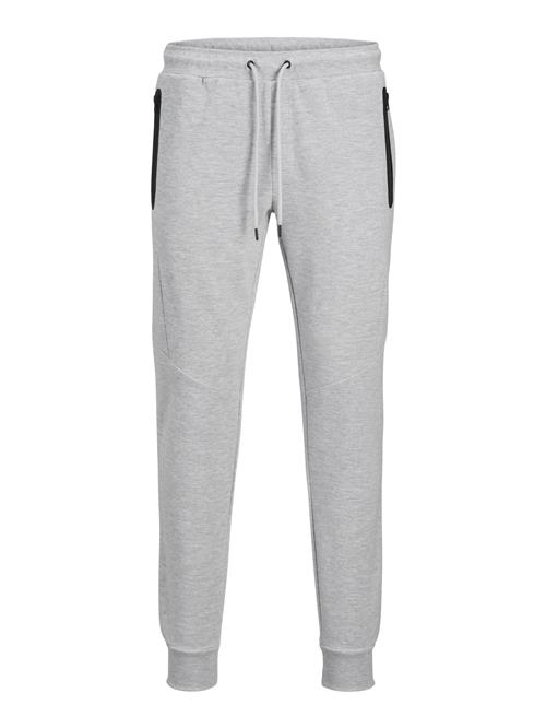 JACK & JONES Bukser 'JPSTWill JJFusion'  grå-meleret / sort