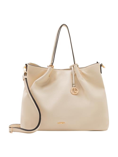 L.CREDI Shopper 'Ebony'  creme / guld