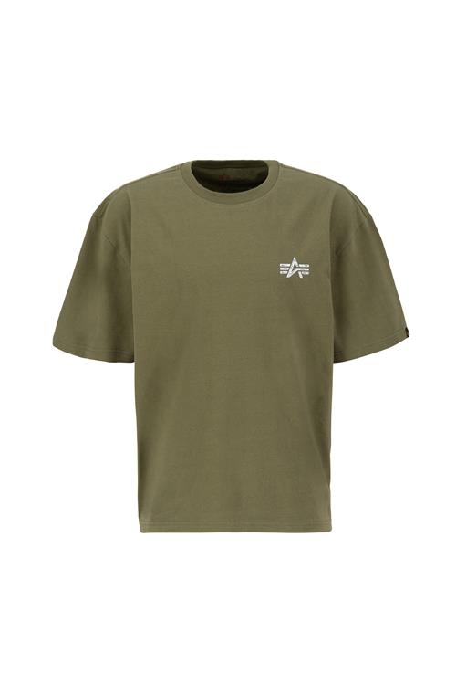ALPHA INDUSTRIES Bluser & t-shirts  khaki / blodrød / hvid