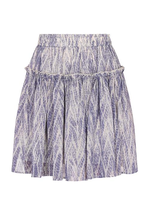 faina Nederdel  beige / violetblå