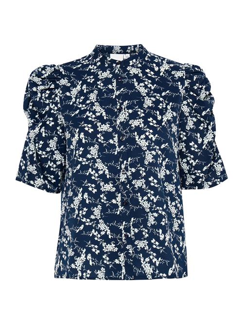 ICHI Bluse 'IHKate'  marin / hvid