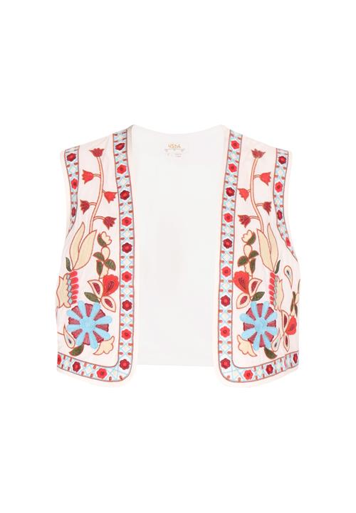 usha FESTIVAL Vest  blandingsfarvet / hvid