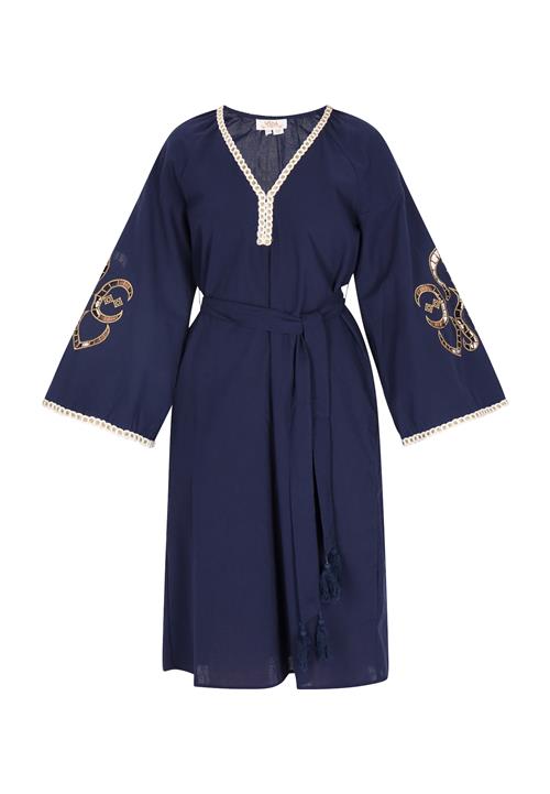 usha FESTIVAL Kjole 'Festival'  marin / brun / hvid