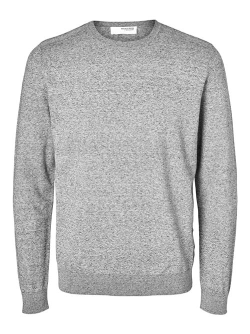 SELECTED Pullover 'Berg'  grå-meleret