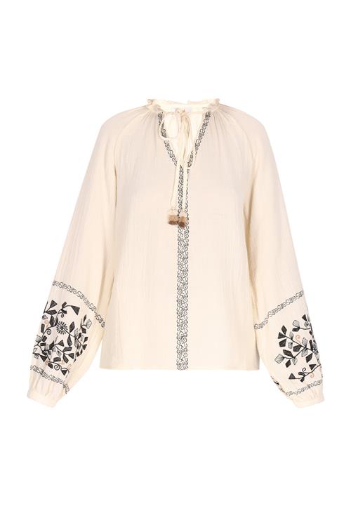 usha FESTIVAL Bluse 'Festival'  beige / sort