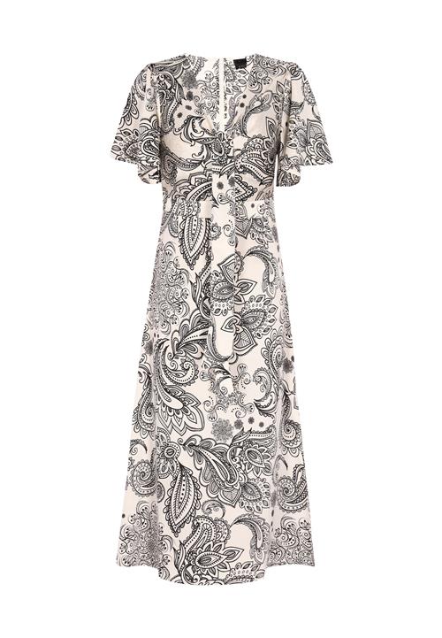 DreiMaster Klassik Kjole  sort / uldhvid