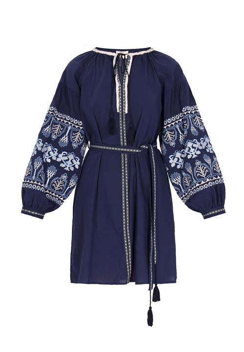 usha FESTIVAL Sommerkjole  marin / lyseblå / hvid