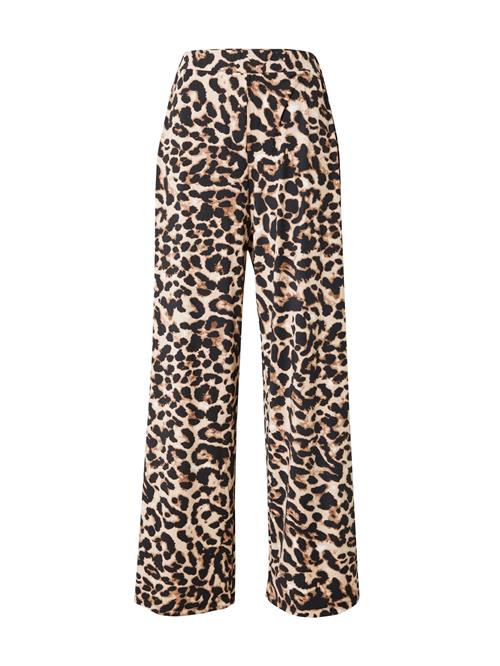 VILA Bukser 'LEOA'  brun / cappuccino / sort