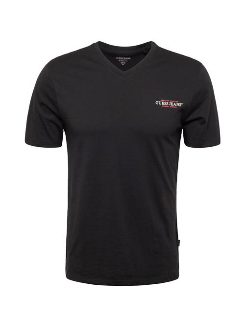 GUESS JEANS Bluser & t-shirts 'American Tradition'  rød / sort / hvid