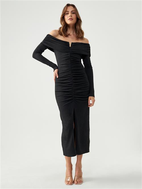 BWLDR Kjole 'AYSHA MIDI DRESS'  sort