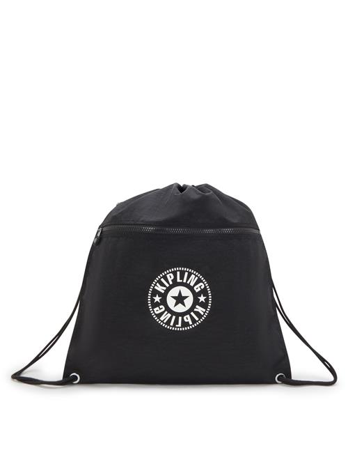 KIPLING Rygsæk 'SUPERTABOO'  sort / hvid
