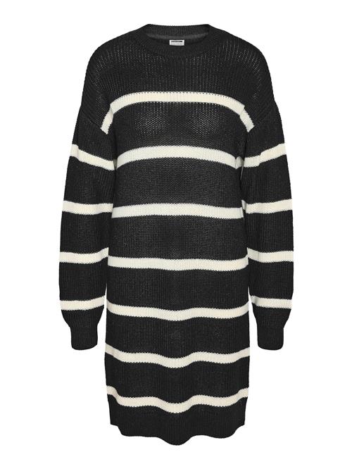 Se Noisy may Strikkjole 'NMMaysa'  sort / hvid hos About You