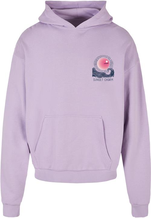 Merchcode Sweatshirt 'Sunset Charm'  lavendel / pink / sort