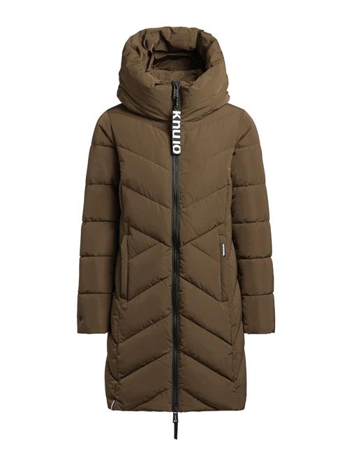 khujo Vinterfrakke 'Darka'  sepia / sort / hvid