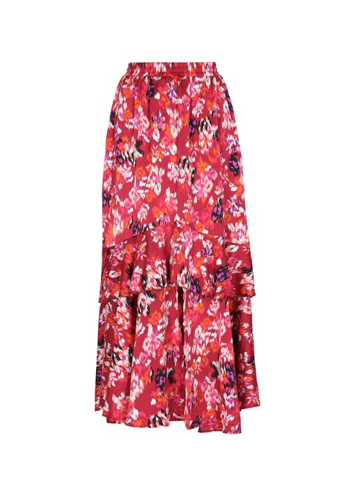 IZIA Nederdel  orange / magenta / sort / hvid