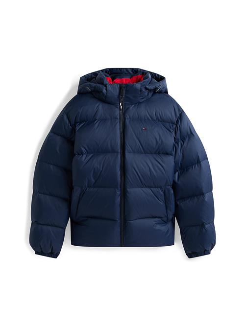 Tommy Jeans Vinterjakke 'Essential'  marin / rød / hvid