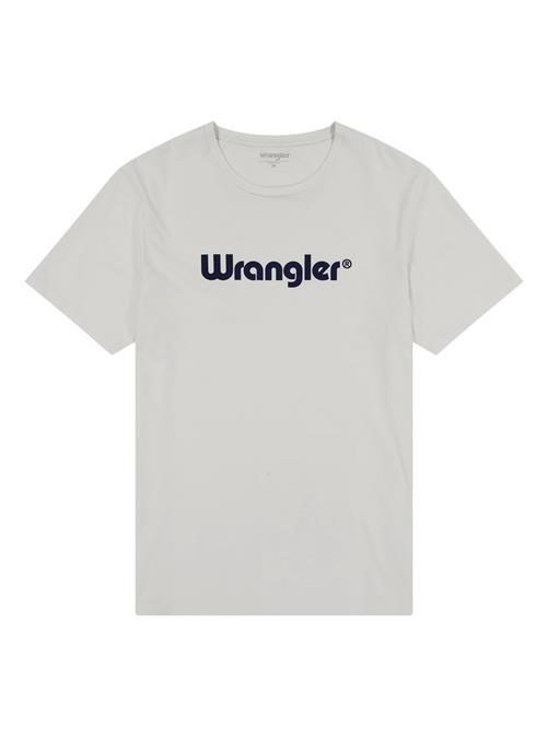 WRANGLER Bluser & t-shirts 'LOGO TEE'  mørkeblå / naturhvid