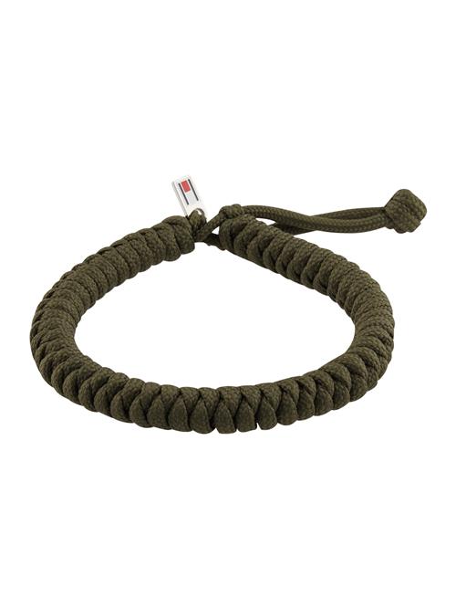 TOMMY HILFIGER Armbånd 'AXEL'  oliven / sølv
