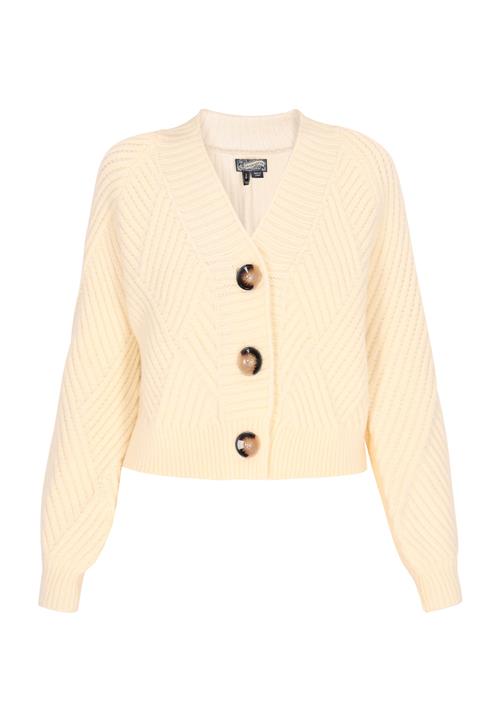 DreiMaster Vintage Cardigan  creme / brun