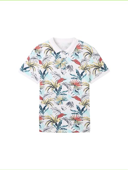 TOM TAILOR Bluser & t-shirts  marin / turkis / pastelgul / hvid