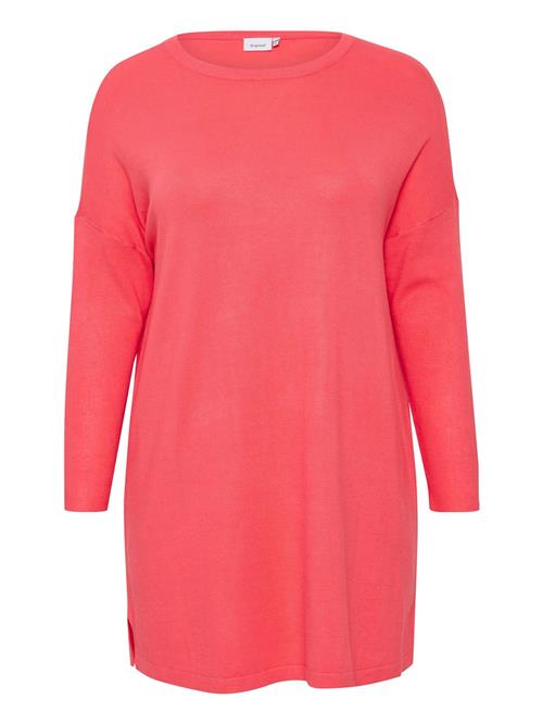 Fransa Curve Strikkjole 'Blume'  koral