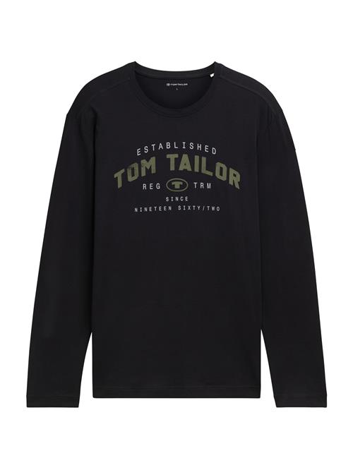 TOM TAILOR Bluser & t-shirts  grå / sort / hvid