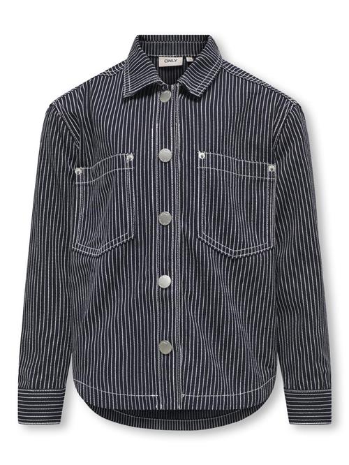 ONLY GIRLS Skjorte  antracit / lysegrå