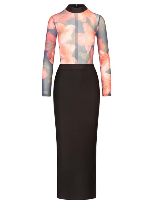 Kraimod Festkjole  kirsebærsrød / sort