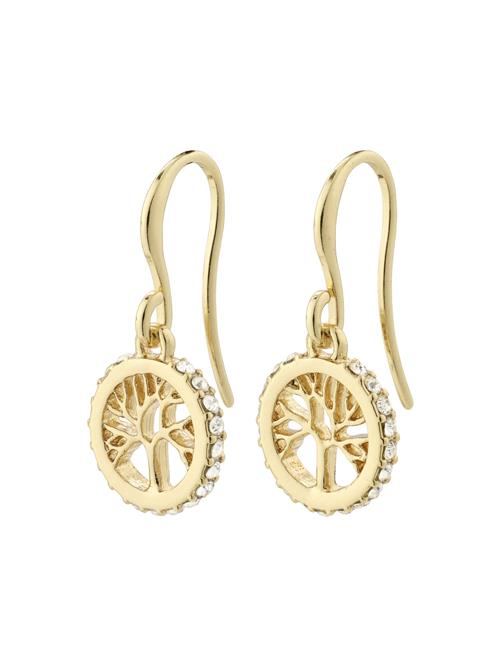 Pilgrim Øreringe 'Alia'  guld / transparent