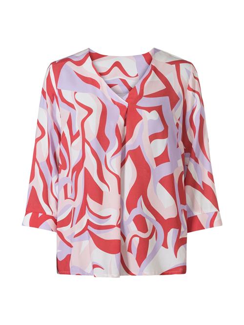 heine Bluse  lilla / lyserød / rød / hvid