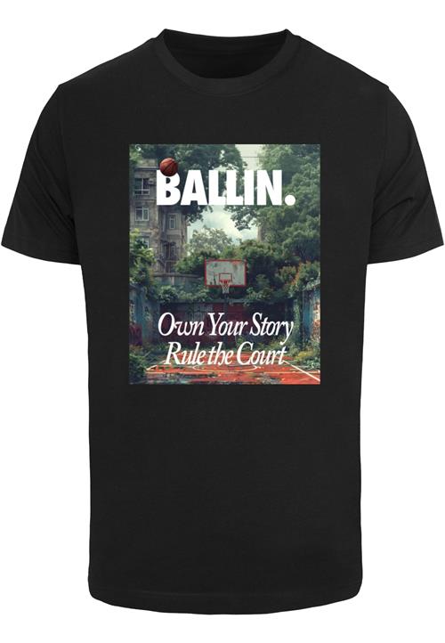 Mister Tee Bluser & t-shirts 'Own Your Story'  blandingsfarvet / sort