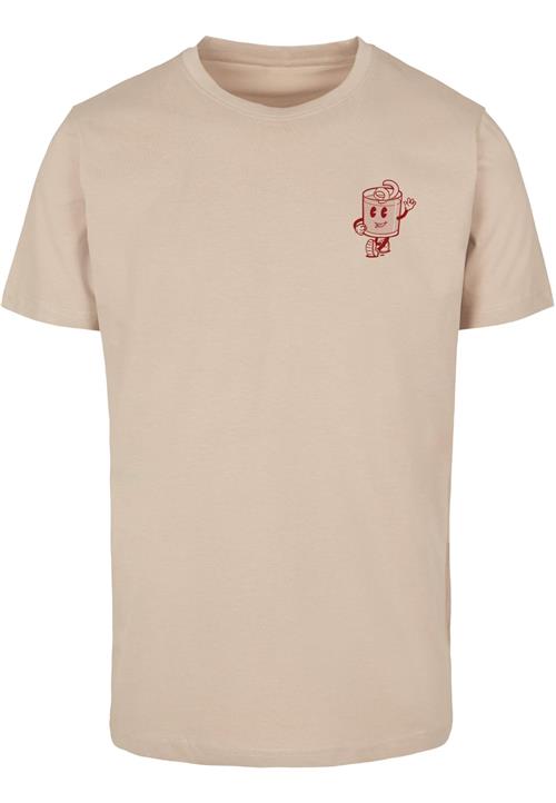 Mister Tee Bluser & t-shirts 'Negroni Please'  sand / rødmeleret