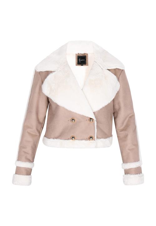 faina Overgangsjakke  lysviolet / offwhite