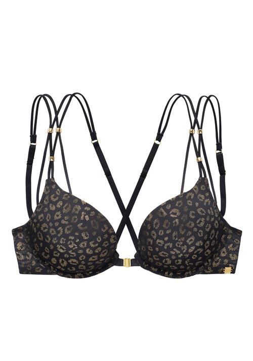 JETTE BH  gylden gul / sort