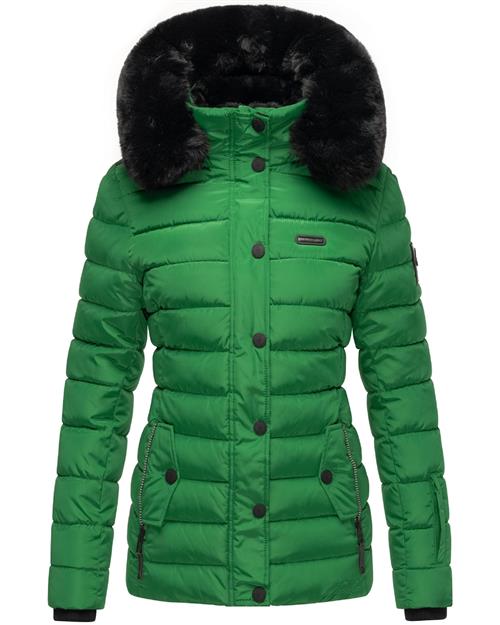 NAVAHOO Vinterjakke  græsgrøn / sort