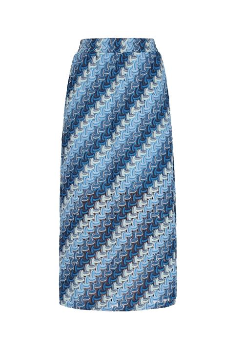 IZIA Nederdel  blå / blandingsfarvet