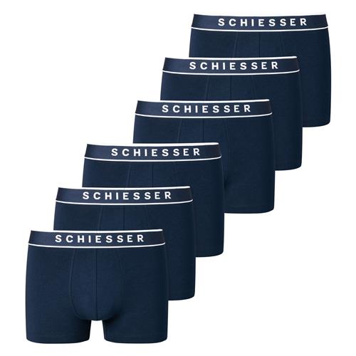 Se SCHIESSER Boksershorts  mørkeblå / hvid hos About You